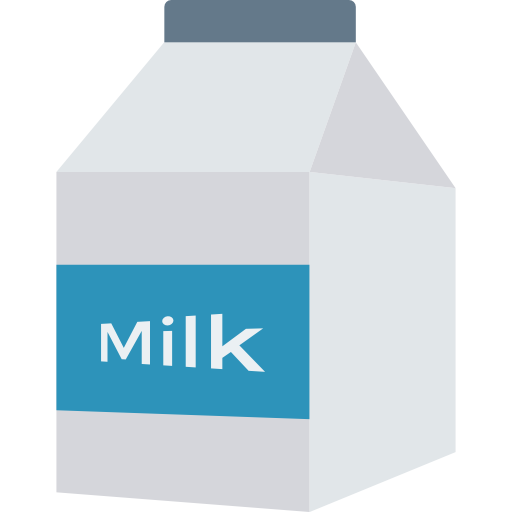 Milk Dinosoft Flat icon