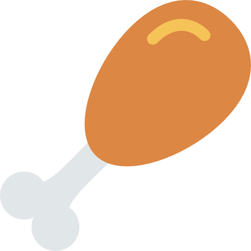 Chicken Dinosoft Flat icon