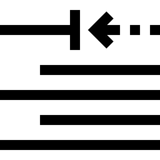 Indent free icon