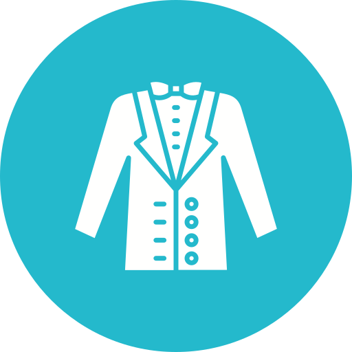 traje de boda icono gratis