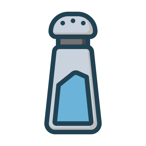 Salt Generic Outline Color icon