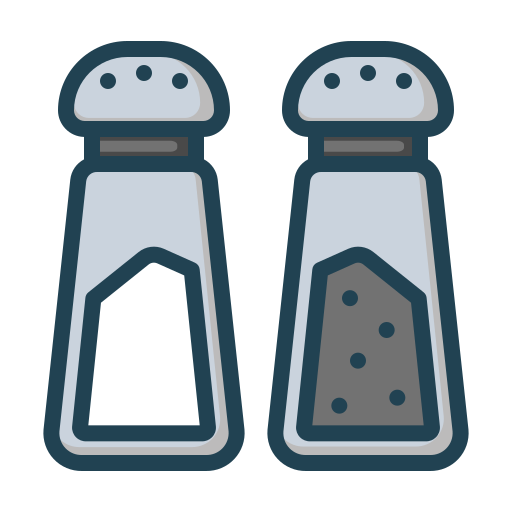 Salt and pepper Generic Outline Color icon