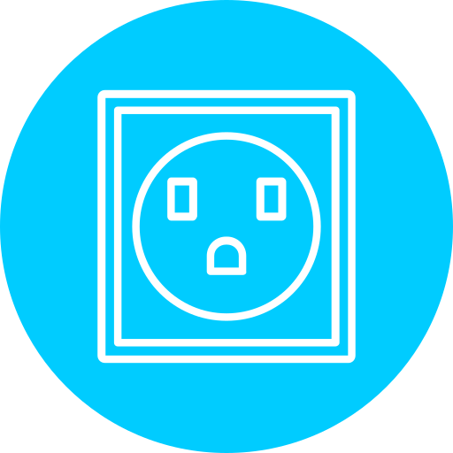 Wall socket Generic Circular icon