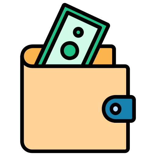 Wallet Generic Outline Color icon