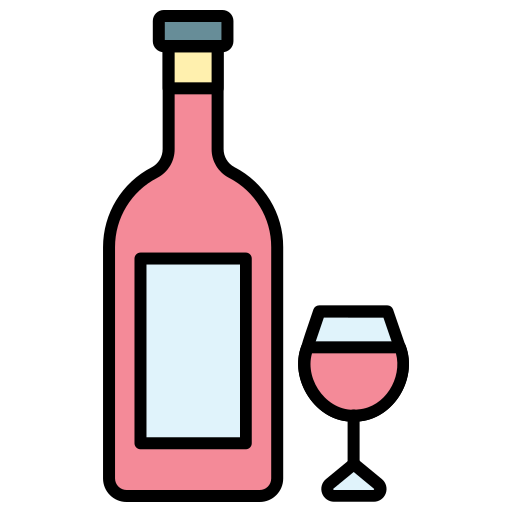 vino icono gratis