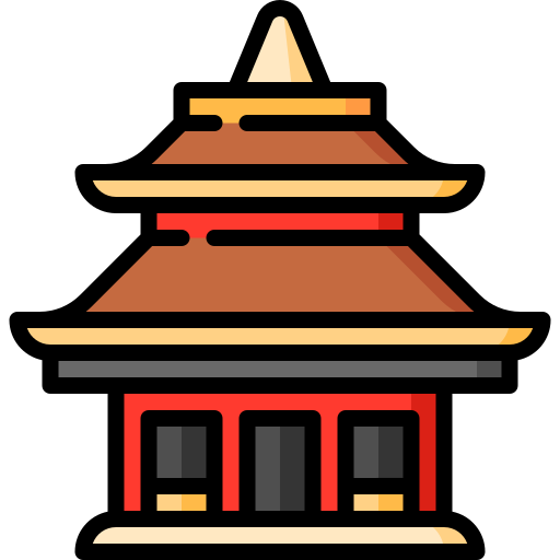 Pagoda Special Lineal color icon