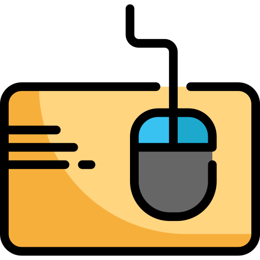 alfombrilla de ratón icono gratis