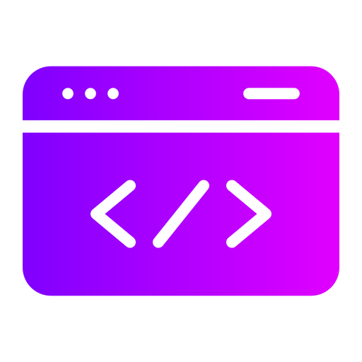 Web coding Generic Flat Gradient icon