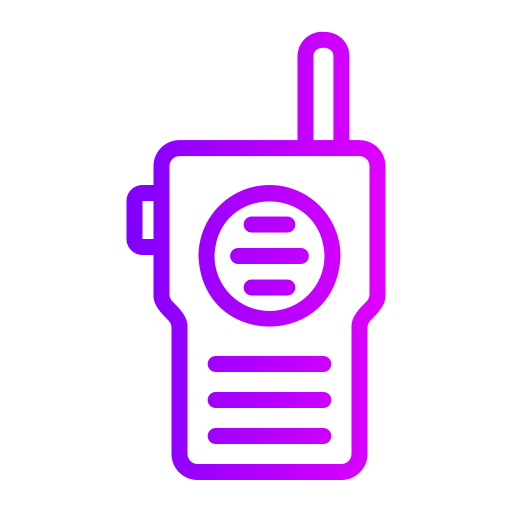 Walkie talkie Generic Gradient icon