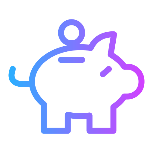 Piggy bank free icon