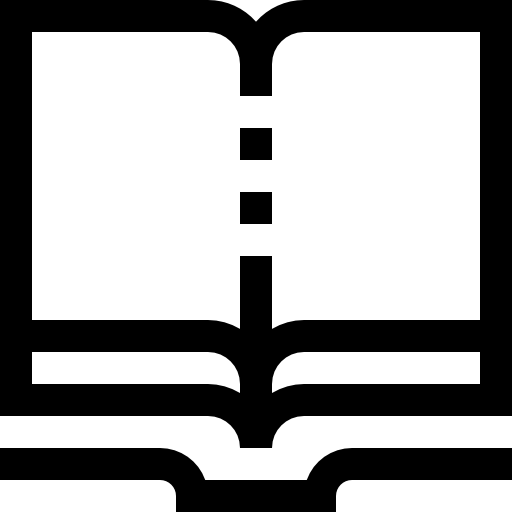 libro abierto icono gratis