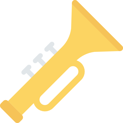 Trumpet Dinosoft Flat icon