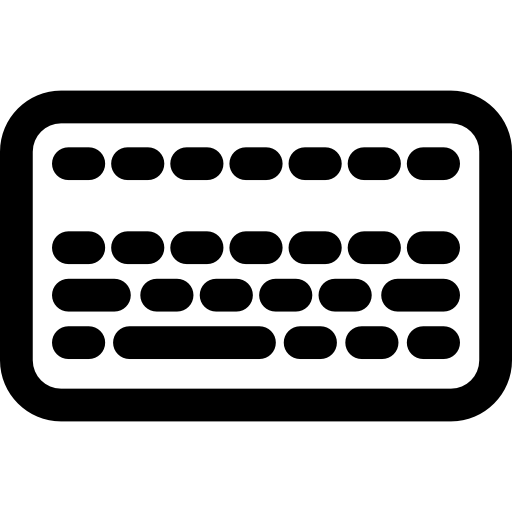Keyboard free icon Keyboard free icon