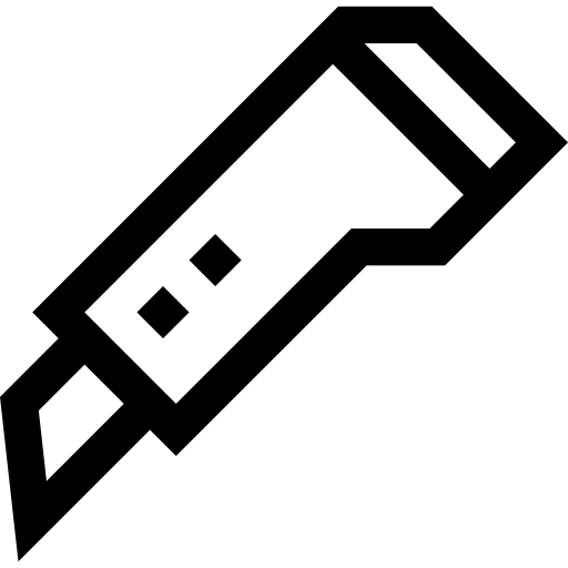 cortador icono gratis