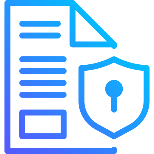 seguridad de archivos icono gratis