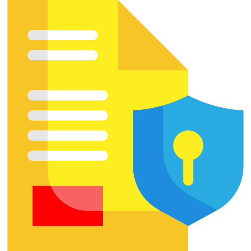 seguridad de archivos icono gratis