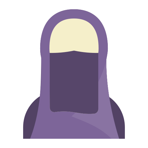 niqab icono gratis