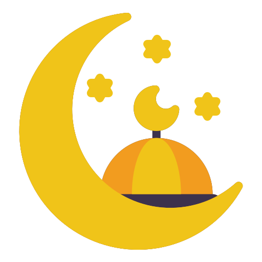 luna creciente icono gratis