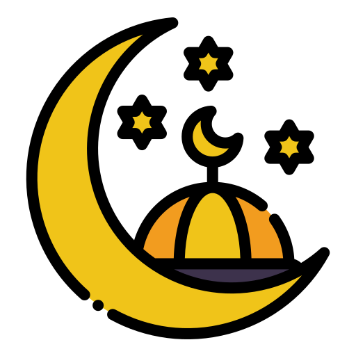 luna creciente icono gratis