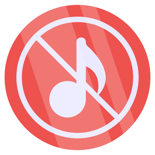 pas de musique Icône gratuit pas de musique Icône gratuit