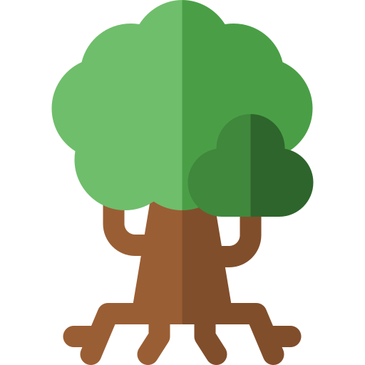 Mangrove Basic Rounded Flat icon