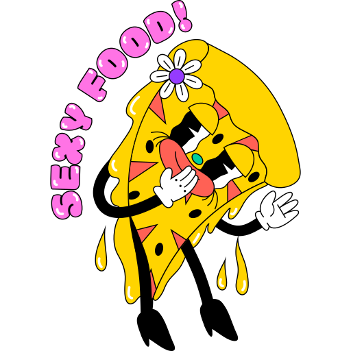 pizza gratis sticker