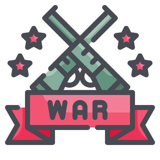 War Wanicon Lineal Color icon