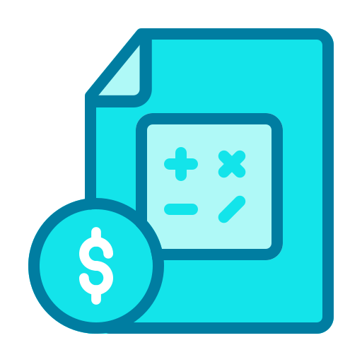 Accounting Generic Blue icon