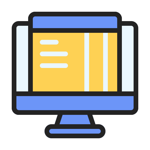 informe financiero icono gratis