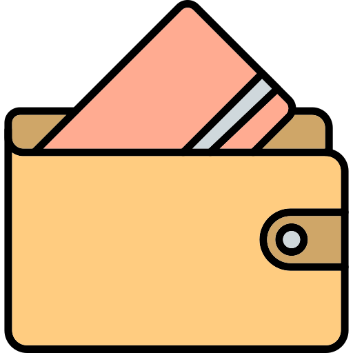 billetera icono gratis