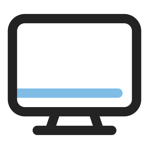 Monitor Generic Outline Color icon