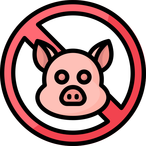No pork free icon No pork free icon