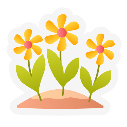 flor grátis figurinha