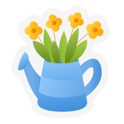 vaso de plantas grátis figurinha