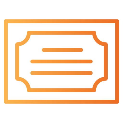 자격증 무료 아이콘