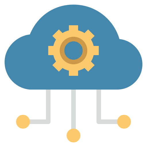 Cloud storage free icon