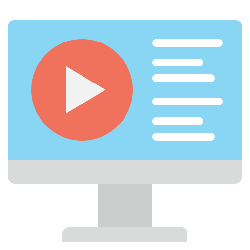 Video content Generic Flat icon