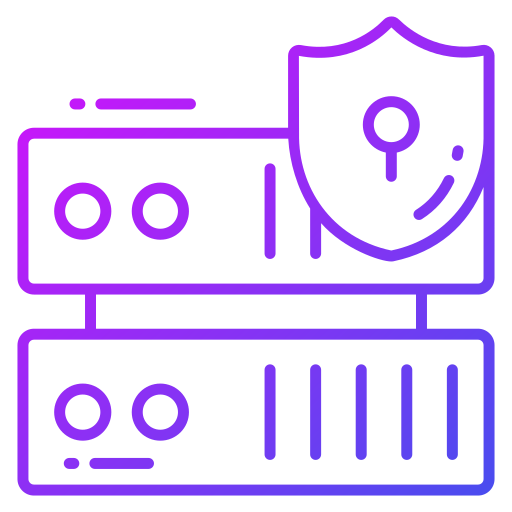 seguridad de datos icono gratis