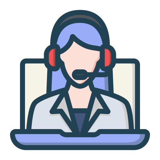 Client support Generic Outline Color icon