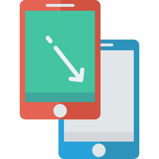 teléfonos móviles icono gratis