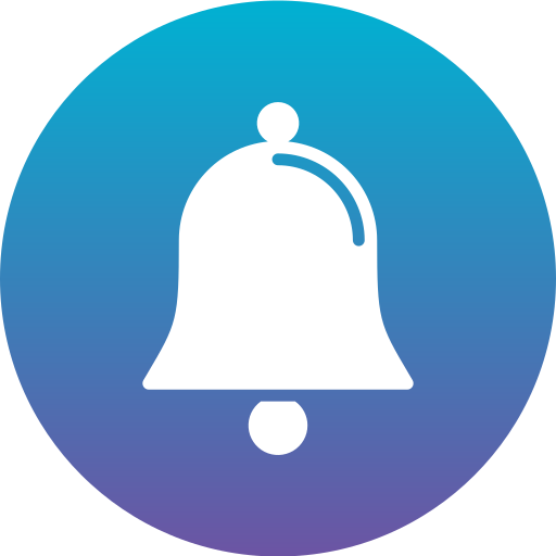 School bell Generic Flat Gradient icon