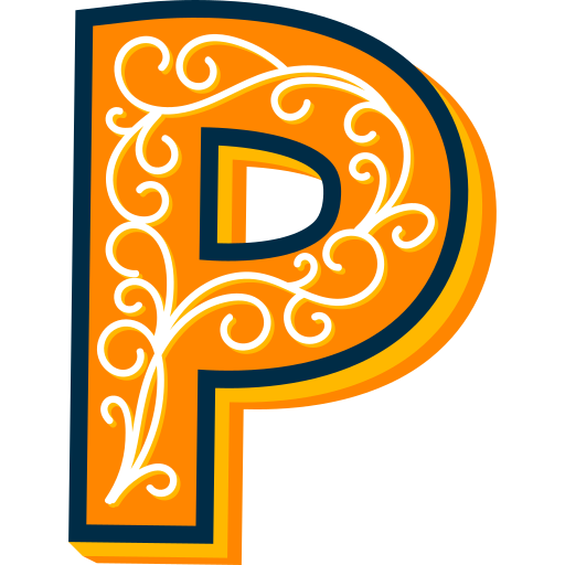 Letter p Stickers - Free education Stickers