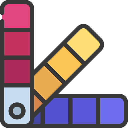 paleta de color icono gratis