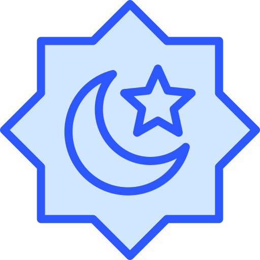 Muslim Generic Blue icon