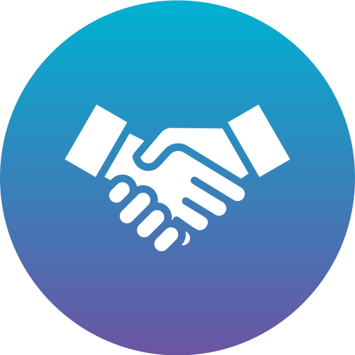 Handshake Generic Flat Gradient icon