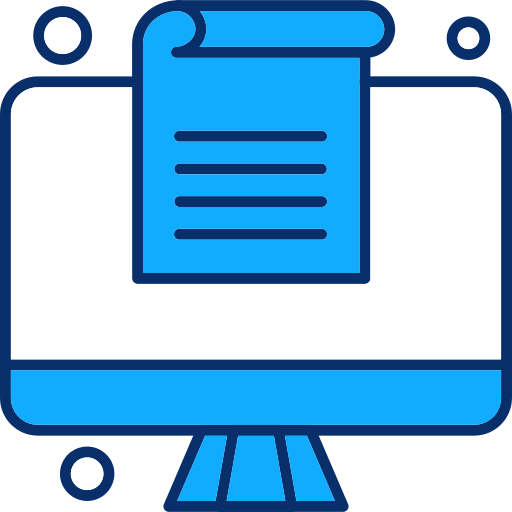 Generic Blue Computer icon