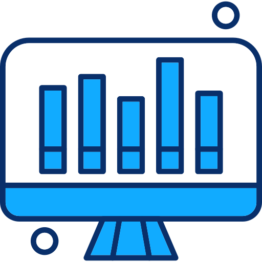 Monitoring Generic Blue Icon