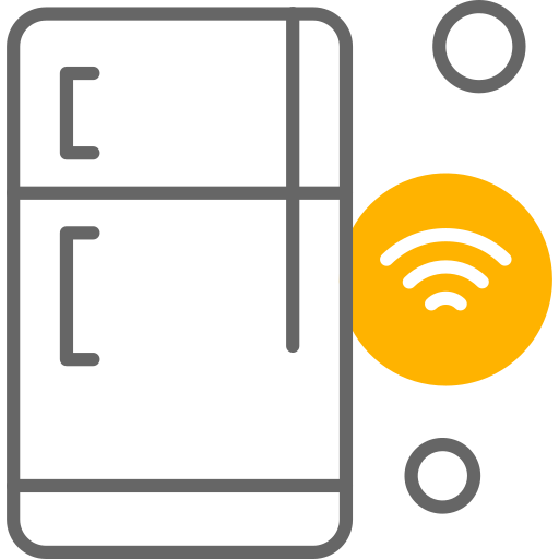 frigorífico inteligente icono gratis