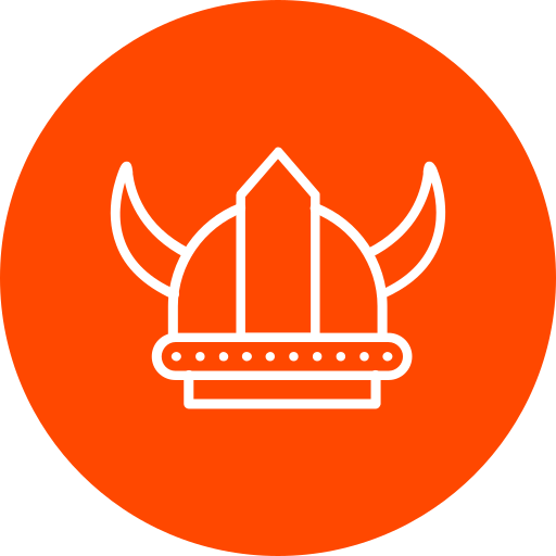 casco vikingo icono gratis