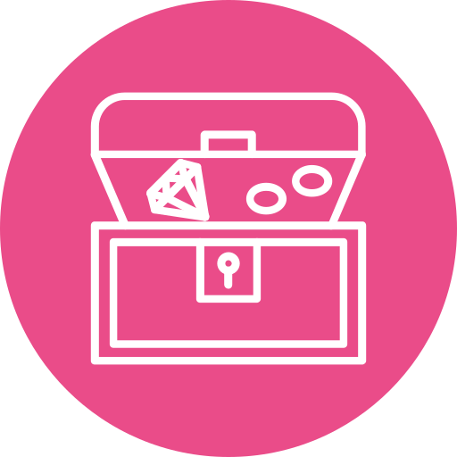 cofre del tesoro icono gratis